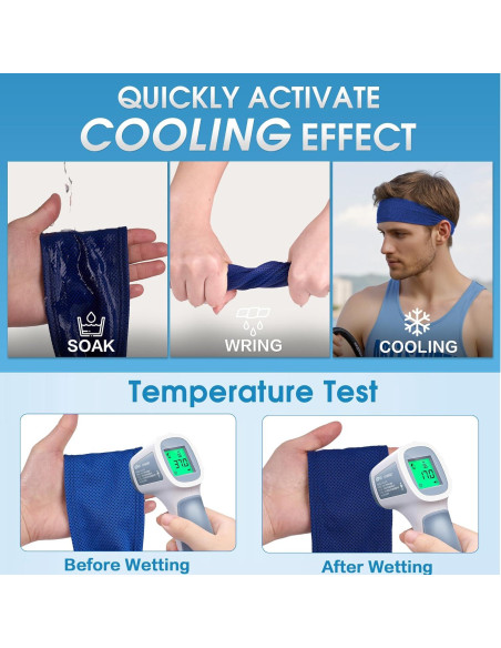 Cinta de Cabeza Deportiva Sukeen para Hombres - Enfriamiento, Antideslizante, Secado Rápido