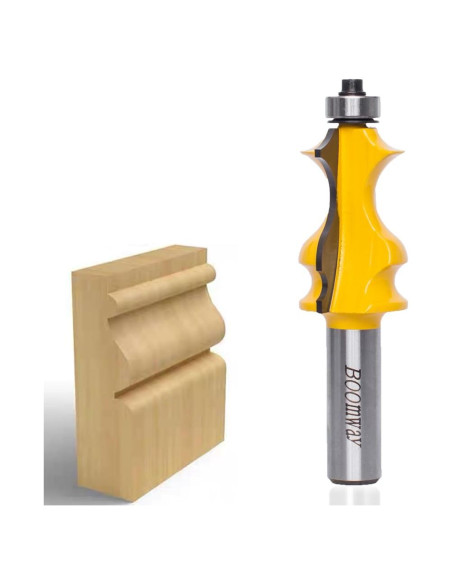 Bits de Router Boomway 1.27cm Vástago para Molduras