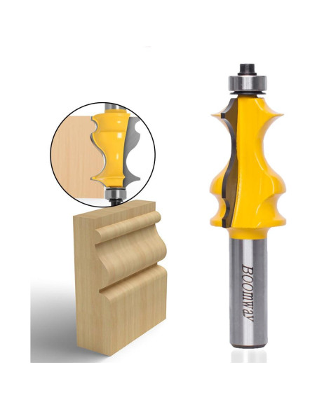 Bits de Router Boomway 1.27cm Vástago para Molduras
