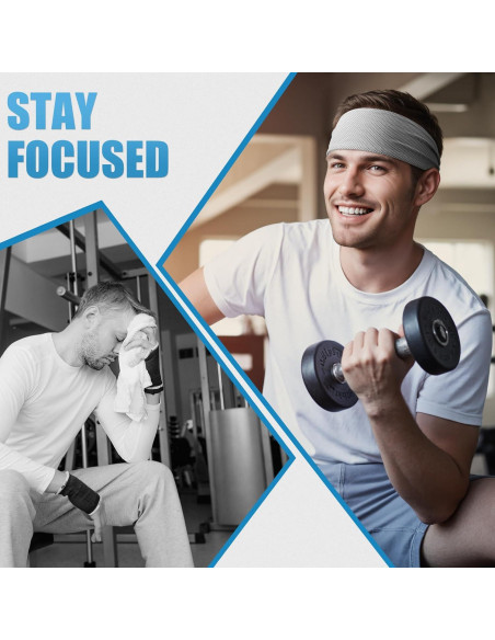 Cinta de Cabeza Deportiva Sukeen para Hombres - Enfriamiento, Antideslizante, Secado Rápido