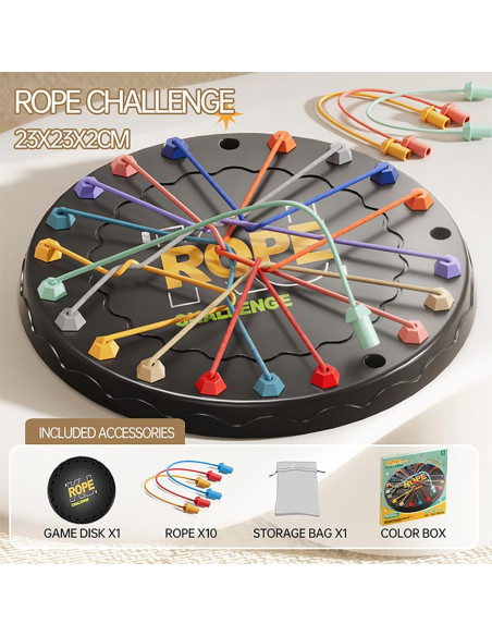 Juego de Rompecabezas de Cuerda Lartoys - Desenredo Familiar