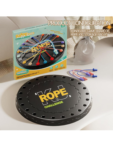 Juego de Rompecabezas de Cuerda Lartoys - Desenredo Familiar