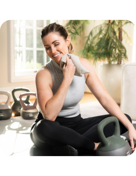 Toalla de Yoga WeGym Suede Piedra 67.7x39.9cm Secado Rápido