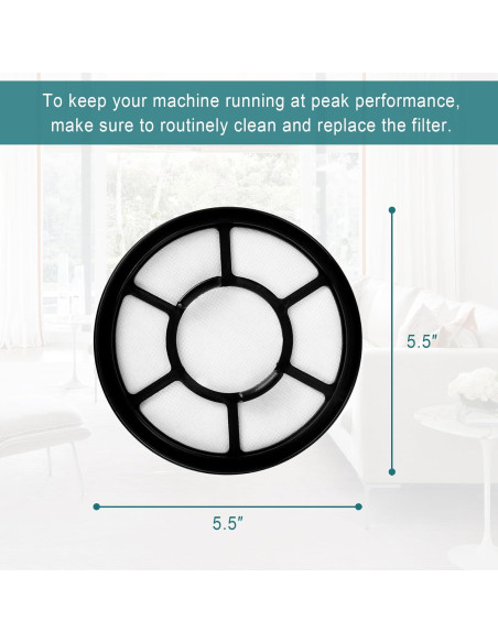 Filtros de Aspiradora Black+Decker Airswivel Lavables - 2 Unidades