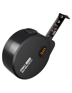 Cinta Métrica Retráctil Deli 3m Fácil Lectura Diseño Minimalista