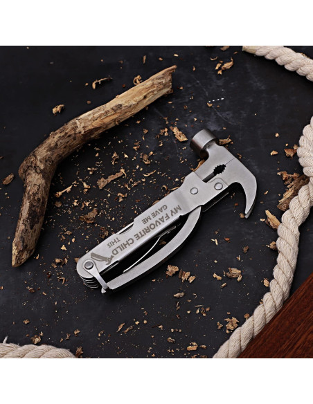 Martillo Multiherramienta 12 en 1 PRETTYFINE para Camping