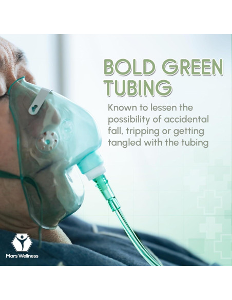 Tubería de Oxígeno Mars Wellness 7.62m Verde Premium - Paquete de 3