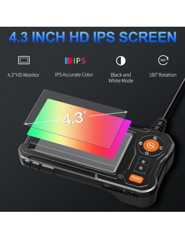 Cámara Endoscópica HD 1080P WINWEND 4.3" IP67 5m