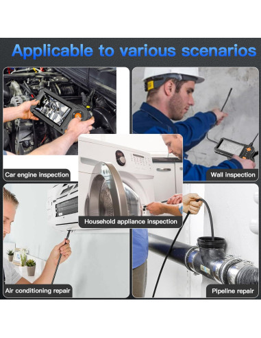 Cámara Endoscópica HD 1080P WINWEND 4.3" IP67 5m