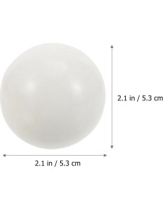 Bolas de Masaje Healifty 4 Pack de Jade 5.3cm para Terapia 2