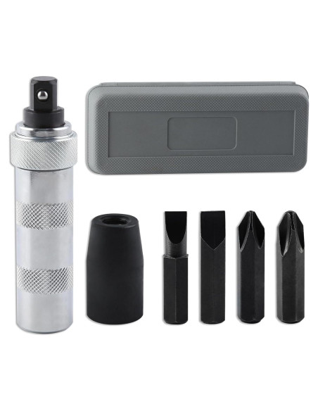 Juego de Destornillador de Impacto Manual LEONTOOL 5 Pcs