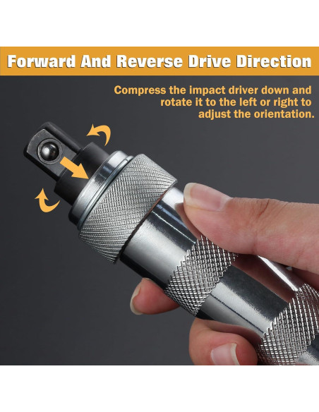 Juego de Destornillador de Impacto Manual LEONTOOL 5 Pcs