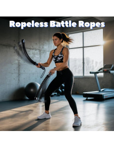 Cuerdas de Batalla Sin Cuerda SRNPMIU para Gimnasio - 2 Piezas 2