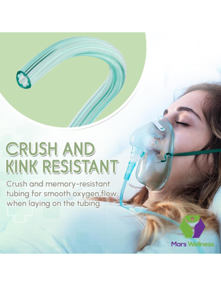 Tubería de Oxígeno Mars Wellness 7.62m Verde Premium - Paquete de 3