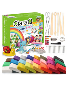 Kit de Arcilla Polimérica CiaraQ 24 Colores 0.54 kg