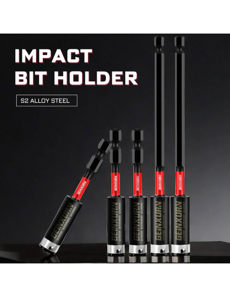 Soporte de Broca de Impacto GEINXURN 3PCS 2.5" (63.5mm) Acero