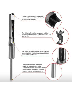 Broca Mortajadora Cuadrada SaferCCTV 12.7mm HSS 2