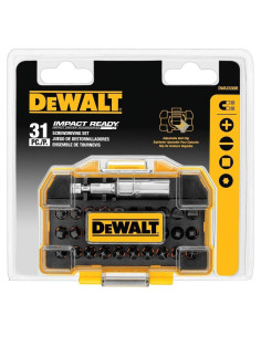 Juego de Estuche Resistente DEWALT DWAX100IR 31 Piezas