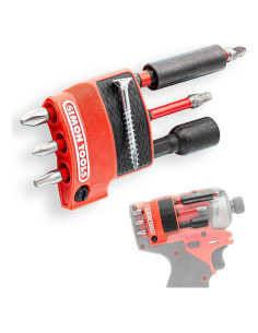 Soporte Magnético para Brocas Milwaukee M12 Gen2 - Rojo