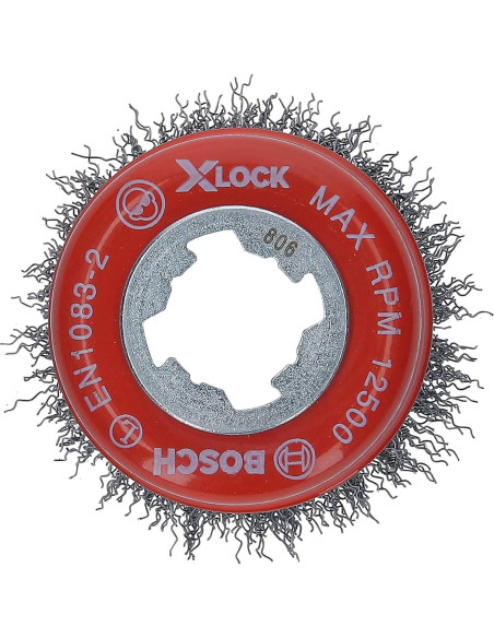 Cepillo de Alambre Bosch WBX318 3 cm X-LOCK para Metal