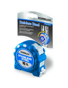 Cinta Métrica Komelon de Acero Inoxidable 4.88 m x 2.54 cm 2
