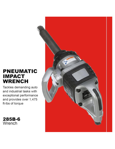Llave de Impacto Neumática Ingersoll Rand 285B-6 1" 1997.5 Nm
