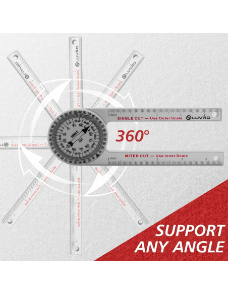 Transportador de Ingletes LUVRD 505P-7 Profesional para Carpintería