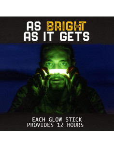 30 Palos de Luz Brillantes Glow Mind - Emergencia y Fiestas 2