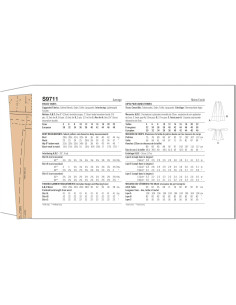 Kit de Patrones de Costura de Faldas Plisadas Simplicity Tallas 14-22 2