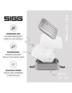Caja de Almuerzo SIGG de Aluminio Pequeña - Apta Microondas 2
