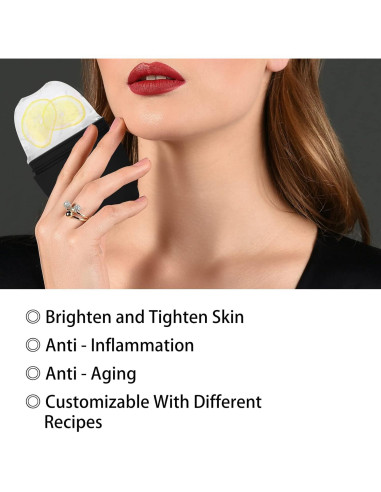 Rodillo de Hielo de Silicona Evmliy para Masaje Facial Negro