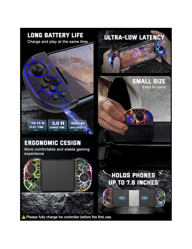 Controlador Inalámbrico Joso RGB para iPhone y Android - Modelo 6109