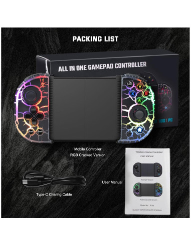 Controlador Inalámbrico Joso RGB para iPhone y Android - Modelo 6109