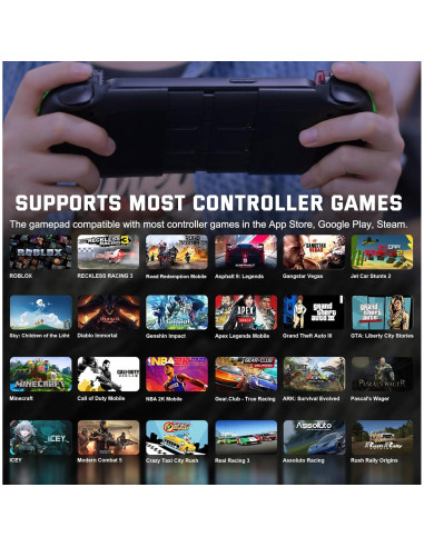 Controlador Inalámbrico Joso RGB para iPhone y Android - Modelo 6109