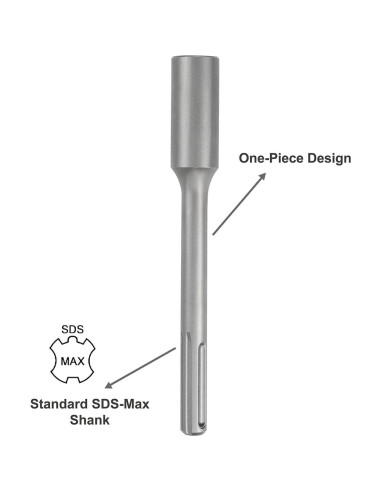 Conductor de Varilla de Tierra SDS-Max 18mm para Varillas 19mm