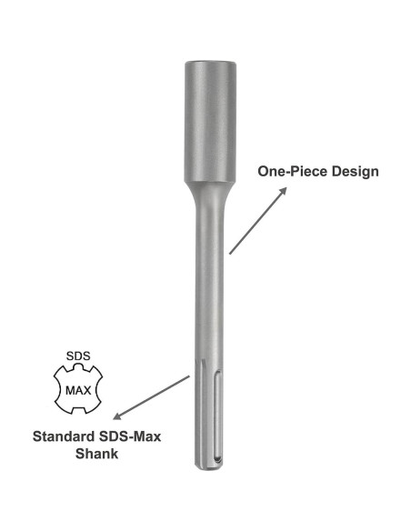 Conductor de Varilla de Tierra SDS-Max 18mm para Varillas 19mm