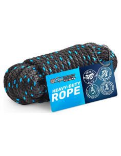 Cuerda de Polipropileno 15.24 m Rope Ratchet Resistente 113.4 kg