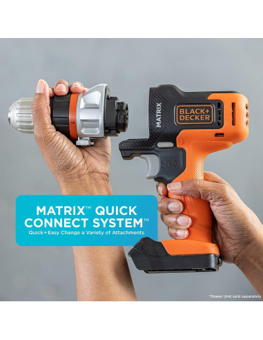 Taladro Atornillador Inalámbrico BLACK+DECKER 20V MAX con Router