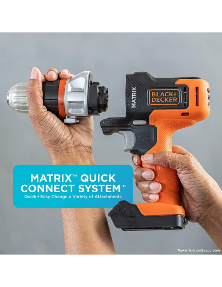 Taladro Atornillador Inalámbrico BLACK+DECKER 20V MAX con Router