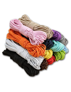 Cuerda Bungee 6 mm x 7.62 m PerkHomy Poliester Negro