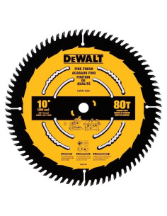 Sierra Circular DEWALT 25.4 cm 80 Dientes Carburo Ultra Afilado