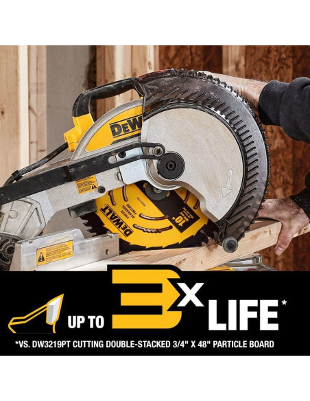 Sierra Circular DEWALT 25.4 cm 80 Dientes Carburo Ultra Afilado