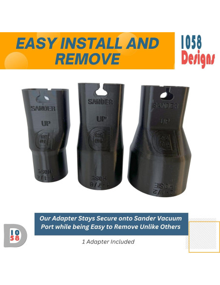 Adaptador de Vacío 1058 Designs para Lijadoras DeWalt 1-1/4"