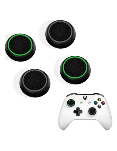 Tapas de Agarre para Pulgar DLseego - Silicona Antideslizante Negro