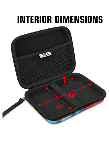 Estuche Duro USA Gear para Cinta Métrica Láser 16.5x11.4cm