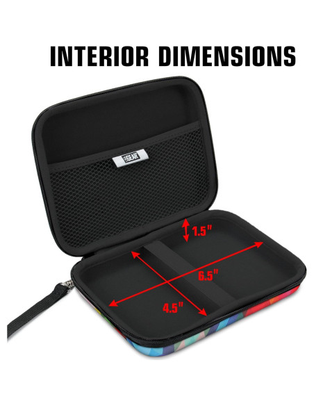 Estuche Duro USA Gear para Cinta Métrica Láser 16.5x11.4cm