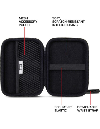 Estuche Duro USA Gear para Cinta Métrica Láser 16.5x11.4cm