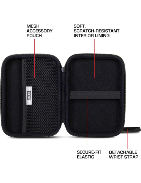 Estuche Duro USA Gear para Cinta Métrica Láser 16.5x11.4cm