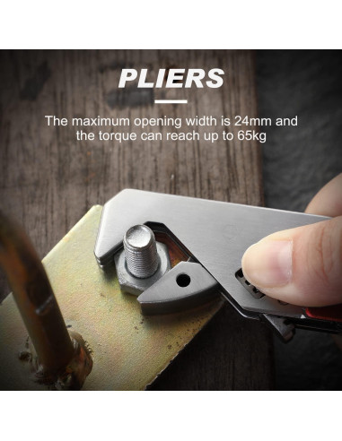 Llave Multiherramienta OUTU Roja con Destornilladores y Abrebotellas