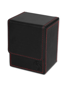 Estuche BCW Deck Case LX para 80 Cartas - Cuero Sintético Negro